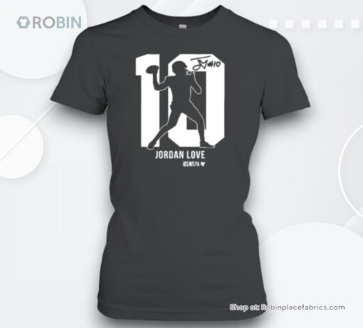 Jordan Love Action Number Silo Signature Unisex Shirt