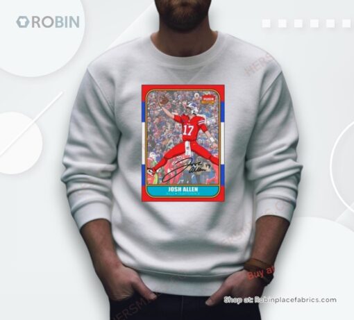 Josh Rookie Buffalo Bills Quarterback Card Shirt