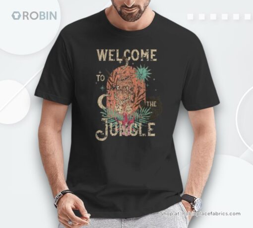 Jungle Tiger Welcome To Our Jungle Tiger Lover Hiking Unisex Shirt