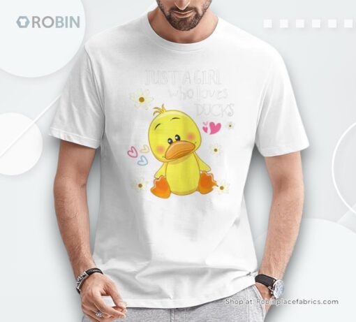 Just A Girl Who Loves Ducks Unisex Shirt