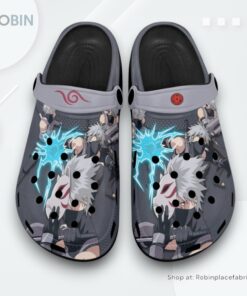 Kakashi Anbu Crocs Shoes Pattern Style, Kakashi Shoes