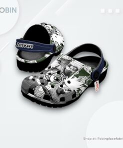 Kakashi Crocs Shoes Manga Style Personalized, Kakashi Footwear