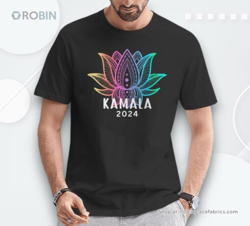 Kamala 2024 Lotus Flower Presidential Campaign Unisex Shirt