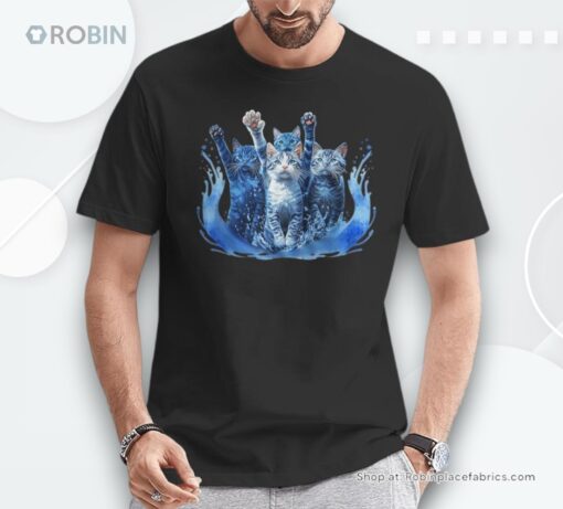 Kamala Harris Blue Cats Wave For Cat Owners Unisex Shirt