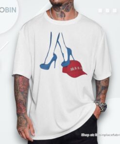 Kamala Harris Heel Stepping On Maga Hat Anti Trump Unisex Shirt