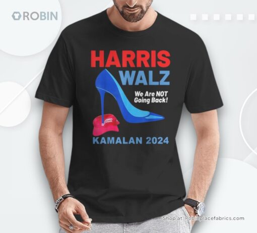 Kamala Harris Heels Stepping On Red Maga Hat Unisex Shirt