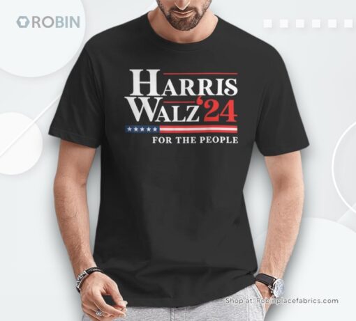 Kamala Harris Tim Walz Waltz For The People 2024 Unisex Shirt