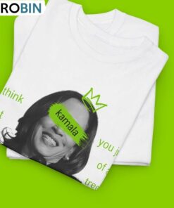 Kamala You Think You Just Fall Out Of A Coconut Tree Shirt, Funny Short Sleeve Sweatshirt