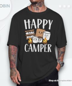 Kawaii Smore Happy Camper Camping Crew Trip Campfire Squad Unisex Shirt Kawaii Smore Happy Camper Camping Crew Trip Campfire Squad Unisex Shirt