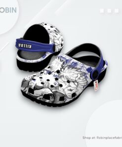 Killua Crocs Shoes Manga Style Personalized