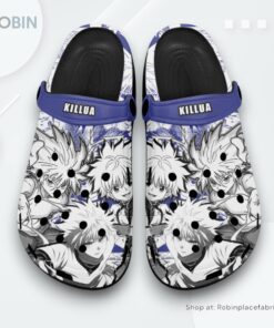 Killua Crocs Shoes Manga Style Personalized