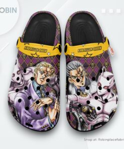 Kira Killer Queen Crocs Shoes, Anime Gifts