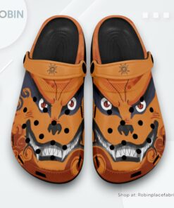 Kurama Crocs Shoes Art Style