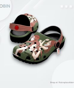 Kushina Uzumaki Crocs Shoes Pattern Style