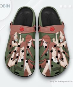 Kushina Uzumaki Crocs Shoes Pattern Style
