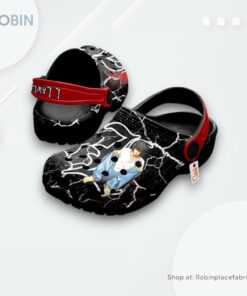 L Lawliet Crocs Shoes, Anime Gifts, Death Note Anime Footwear