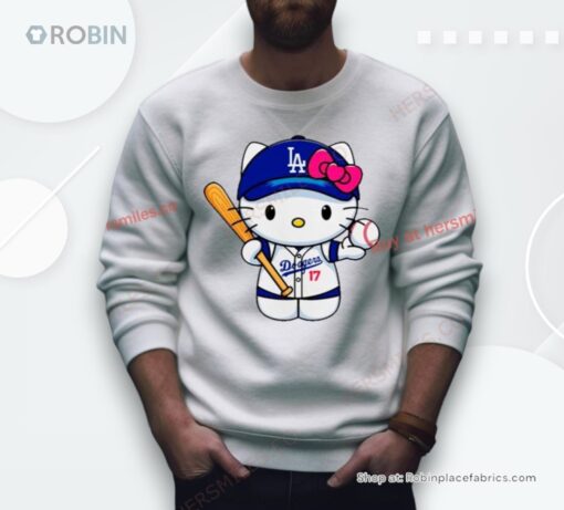 La Dodgers Hello Kitty Mlb Team Shirt