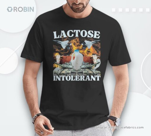 Lactose Intolerance Unhinged Meme Unisex Shirt