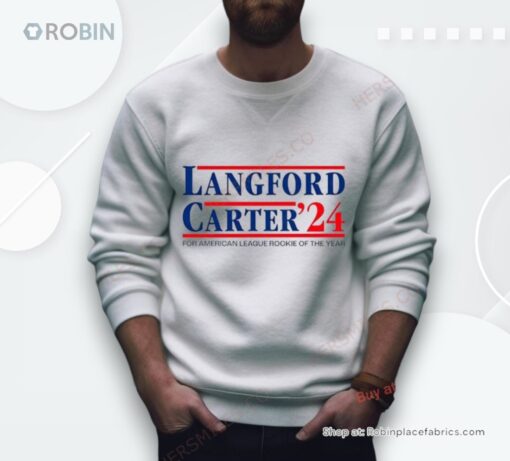 Langford Carter ’24 For American League Rookie Of The Year Shirt
