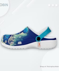 Lapras Crocs Shoes Custom Art Style, Pokemon Footwear