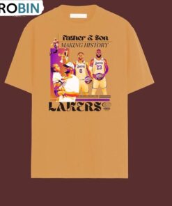 LeBron And Bronny Limited Shirt, Creative Father And Son Unisex Hoodie Crewneck
