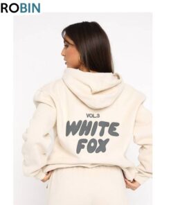 Leisure Whitefox Hoodie, Relaxing Long Sleeve Crewneck
