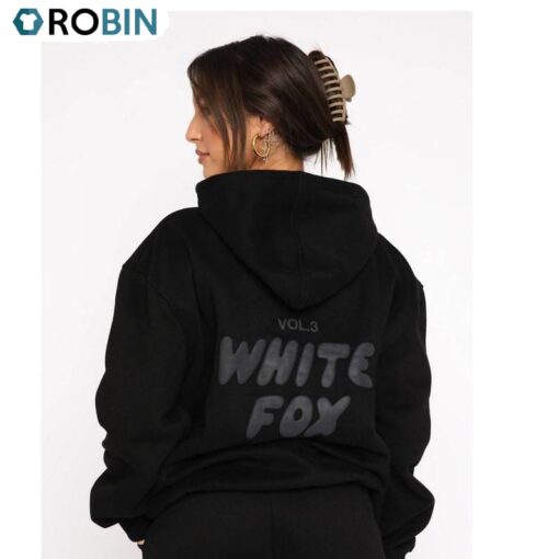 Leisure Whitefox Hoodie, Relaxing Long Sleeve Crewneck