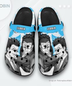 Leorio Crocs Shoes Manga Style Personalized