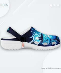 Lucario Crocs Shoes Custom Art Style, Pokemon Gifts