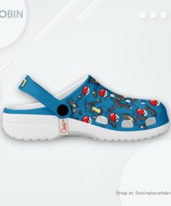 Lucario Crocs Shoes Pattern Style, Pokemon Shoes