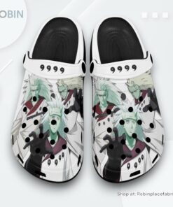 Madara Six Paths Crocs Shoes Pattern Style