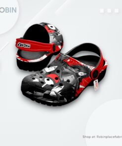 Madara Uchiha Crocs Shoes Manga Style Personalized Madara Uchiha Crocs Shoes Manga Style Personalized