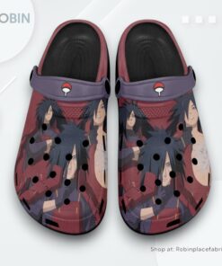 Madara Uchiha Crocs Shoes Pattern Style