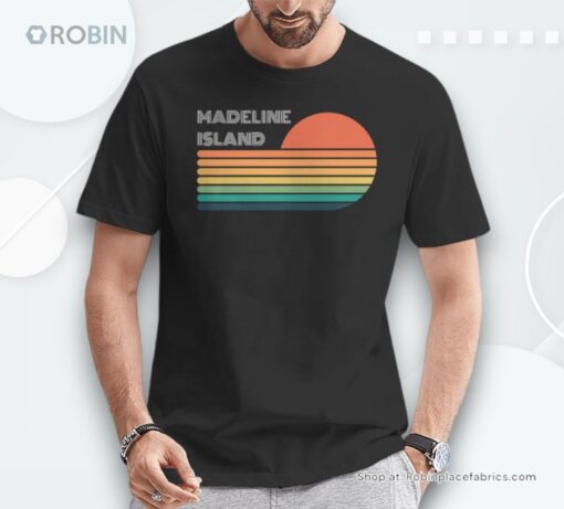 Madeline Island Retro Sunset Unisex Shirt