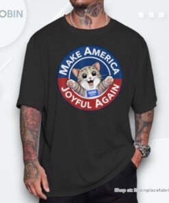 Make Cute Cat America Joyful Again Harris Waltz Saying Unisex Shirt Make Cute Cat America Joyful Again Harris Waltz Saying Unisex Shirt