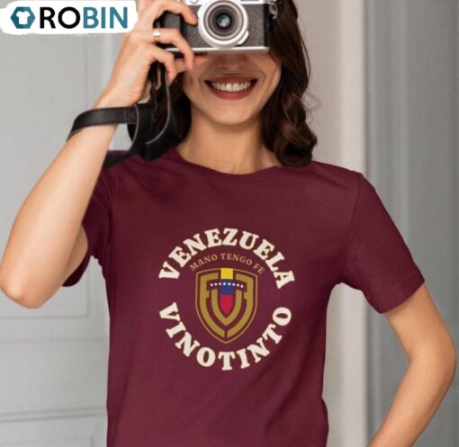 Mango Tango Fe Shirt, La Vinotinto Logo Crewneck Long Sleeve