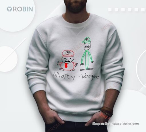 Marty And Weegee Mario Shirt