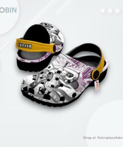 Mayuri Kurotsuchi Crocs Shoes Manga Style Personalized