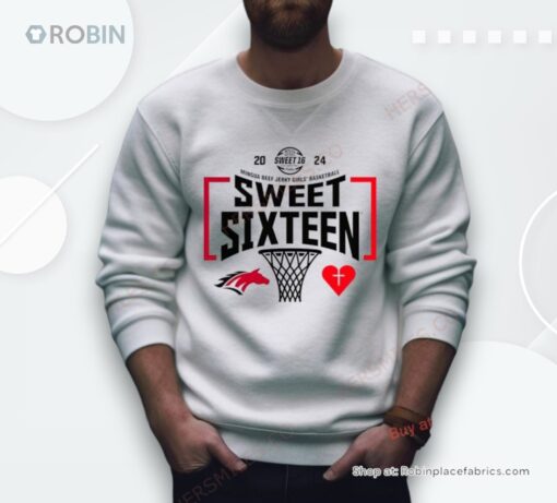 Mccracken County Vs Sacred Heart 2024 Mingua Beef Jerky Girls’ Basketball Sweet Sixteen State Tournament Shirt