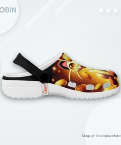Meowth Crocs Shoes Custom Art Style, Pokemon Shoes Meowth Crocs Shoes Custom Art Style, Pokemon Shoes