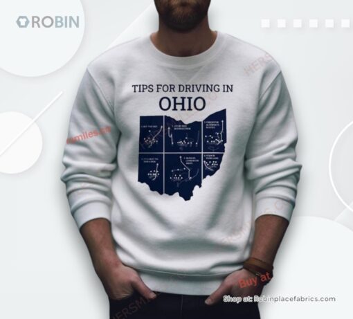 Michigan Tips For Driving Through Ohio Triblend Shirt