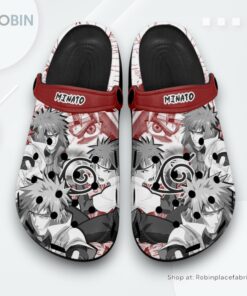 Minato Namikaze Crocs Shoes Manga Style Personalized, Nami Gifts
