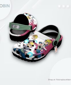 Minato Namikaze Crocs Shoes Pattern Style, Nami Gear