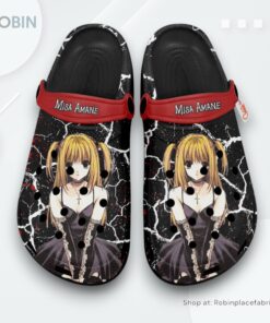 Misa Amane Crocs Shoes, Anime Gifts, Misa Amane Merch