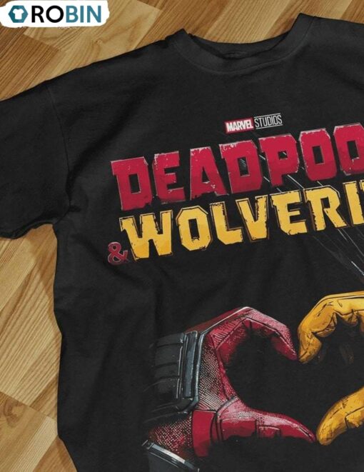 Modern Deadpool And Wolverine Shirt, Halftones Short Sleeve
