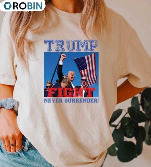 Trump Shooting T Shirt , Limited Trump Fight Shirt Long Sleeve
