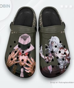 Muzan Kibutsuji Crocs Shoes Custom, Demon Slayer Anime Merch