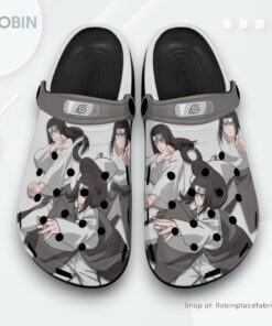 Neji Hyuga Crocs Shoes Pattern Style Neji Hyuga Crocs Shoes Pattern Style