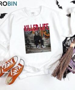 Neutral Thug Life Horror Movie Shirt, Funny Horror Gift Unisex Hoodie Crewneck