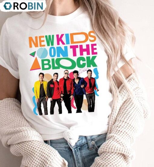 New Kids On The Block Shirt, Short Sleeve Crewneck Gift For Fan